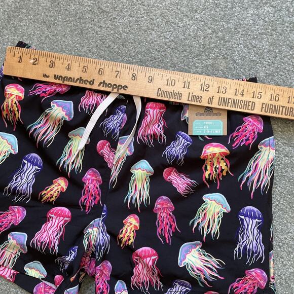 Chubbies Classic Lined Shorter Swim Trunk Jellyfish Print Boys Youth L 14 16 - Picture 11 of 14